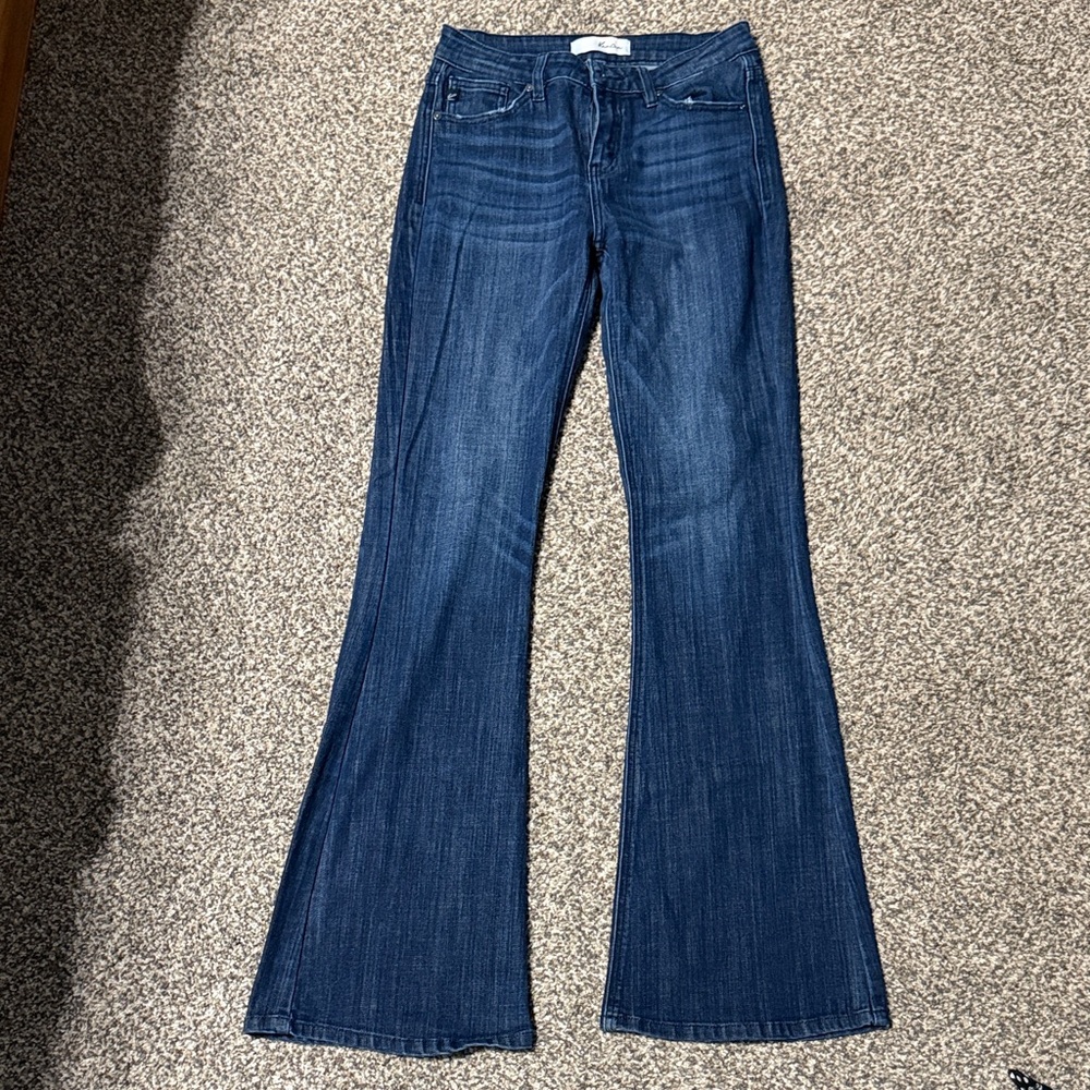 KanCan Dark Blue Flare Jeans